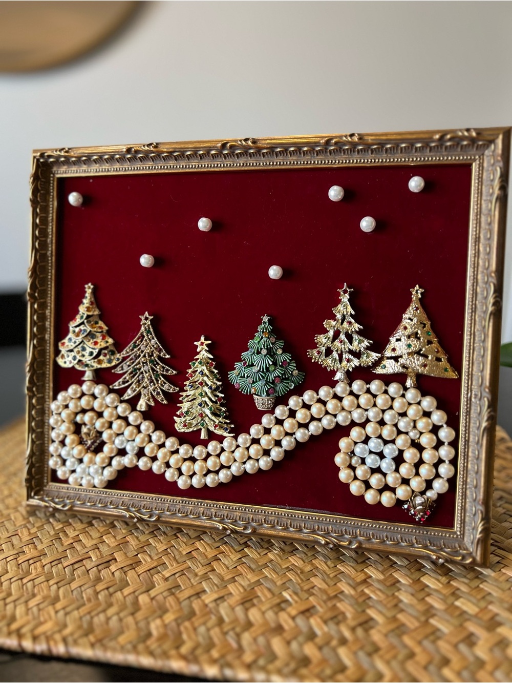 Upcycled Vintage Jewelry Art